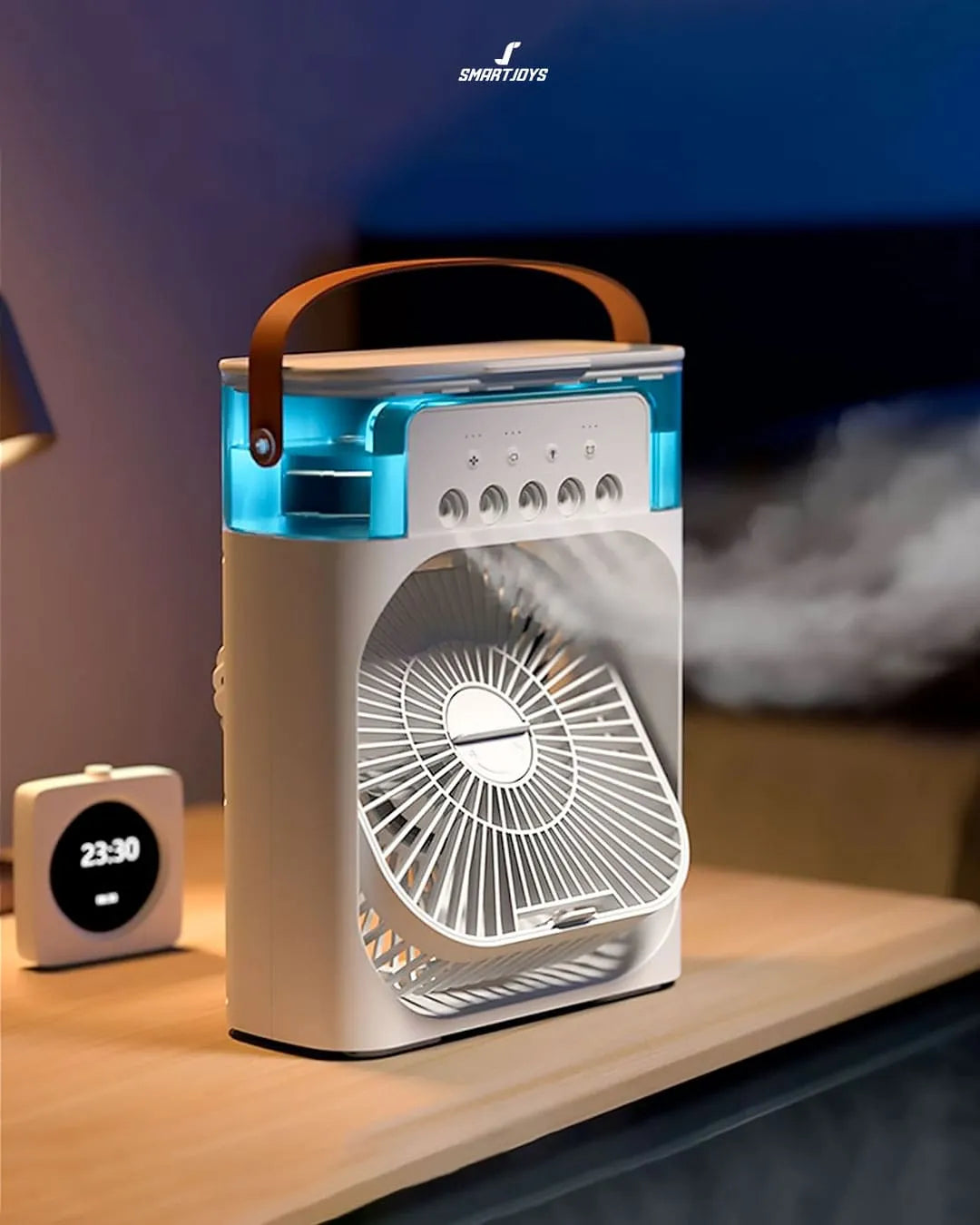 MINI VENTILADOR DE AIRE CON HUMIFICADOR